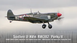 Spitfire 'Porky II' - The Suffolk Spitfire - IWM Duxford 'The Americans' Flying Day 2023