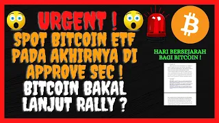 BITCOIN KEMBALI DI ATAS 46K SETELAH APPROVAL SPOR BITCOIN ETF ! PREDIKSI BITCOIN HARI INI !