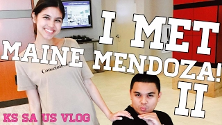 I MET MAINE MENDOZA!!! VLOG# 2 | Kalyeserye Sa US AlDub