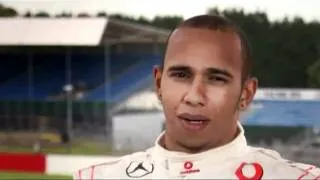 Hamilton enjoys driving Ayrton Senna's car.