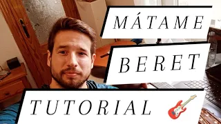 MATAME TUTORIAL BERET ACORDES GUITARRA 🎸 COMO TOCAR MATAME TABS GUITARRA BERET FACIL ✅