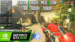 GTX 1630 | Overwatch 2 - 4K, 1440p, 1080p, - Ultra, High, Medium, Low