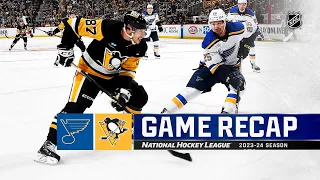 Blues @ Penguins 12/30 | NHL Highlights 2023