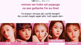 SECRET NUMBER - Who Dis? EASY LYRICS/INDO SUB by GOMAWO