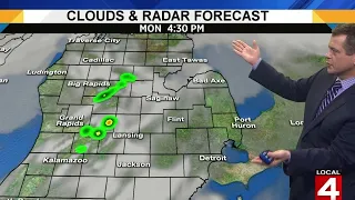 Metro Detroit weather forecast: Isolated thunderstorm possible Monday afternoon