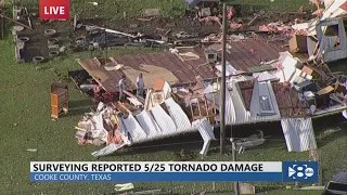Cooke County storm damage: 5 dead and 2 missing after reported tornado