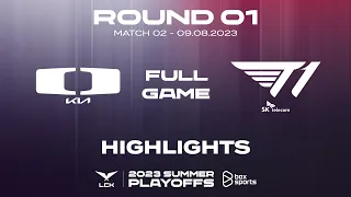 DK vs T1 Highlights ALL GAMES | Playoffs Round 1 | LCK Mùa Hè 2023