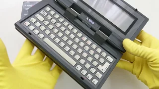 ASMR show: Atari Portfolio from 1989 - does it need repair 💓 16-bit Palmtop #ASMR video