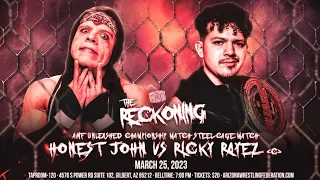 STEEL CAGE MATCH! Honest John vs. Turbo Ricky Rayez (C) AWF UNLEASHED CHAMPIONSHIP MATCH