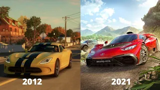 Evolution games Forza Horizon 2012 - 2021