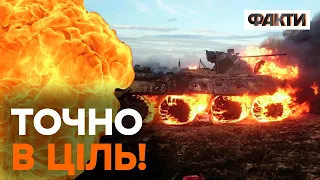 ГАРЯЧІ КАДРИ! Артилеристи з САУ Краб вгатили по ворожій МТ-ЛБ