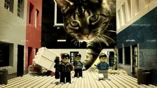 CATZILLA - Cat attacks Lego City