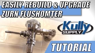 How to easily rebuild and upgrade a Zurn Flushometer in 3 Minutes! - KullySupply.com