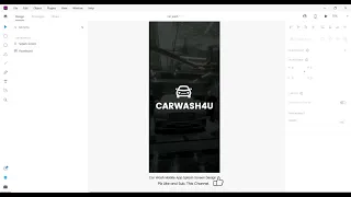 Car Wash splash screen I Car Wash mobile app design I Car Wash mobile app screen design in adobe xd