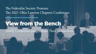 View From The Bench [2021 Ohio Chapters Conference]