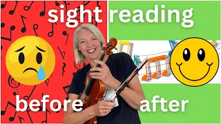 Improve your Violin Sight Reading Today! #learntoplayviolin #violin