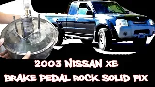Fixing my dad's 2003 Nissan Frontier XE hard brake pedal
