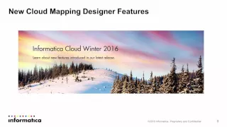 Informatica Cloud Winter 2016 Release Webinar