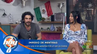 Javier Jattin y Michelle González te invitan a ver el estreno de 'Imperio de Mentiras' | Hoy