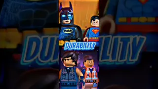 Emmet And Rex VS Batman And Superman | #shorts #dc #lego #edit #vs