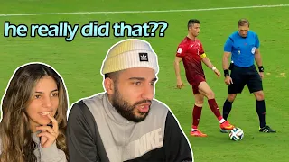 Couple Reacts To 10 THINGS ONLY CRISTIANO RONALDO DID IN FOOTBALL!