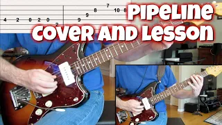 Pipeline! (Surf guitar cover and lesson)