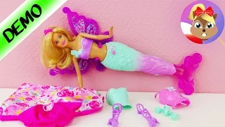 BARBIE Księżniczka Syrenka 3in1 | Dreamtopia super stroje do zmiany | Polski