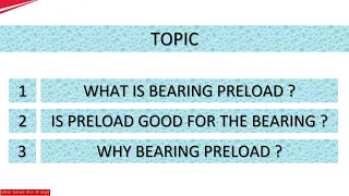 Bearing PRELOAD in transmission English