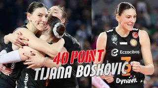 Tijana Boskovic | 40 Points | Vakifbank 🆚 Eczacibasi Dynavit | Axa kupa volley 2024