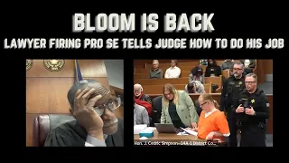 Bloomin' Moron annoys Judge Simpson