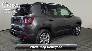 Used 2020 Jeep Renegade Limited, Hanover, PA H4315