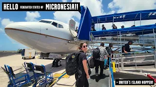 Island Hopper to POHNPEI, MICRONESIA from the Marshall Islands! | Pacific Island Travel Vlog