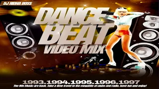 DANCE BEAT ( 90s Eurodance ) Mixed by  Dj Ridha Boss Epic 60 minute video mix!