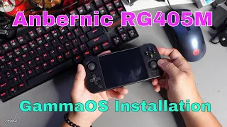 Anbernic RG405M   GammaOS Installation