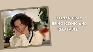 Conan Gray being iconic and relatable for 3 minutes ✨