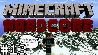 Minecraft Hardcore - Ep13 - Building a Mining Outpost