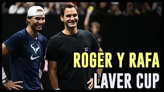 Roger Federer y Rafael Nadal en la Laver Cup