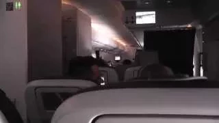 shaky Lufthansa Flight