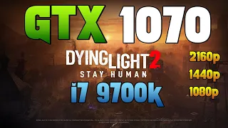 Test GTX 1070 + i7 9700K  Dying Light 2  l 1080p l 1440p l 2160p l FSR