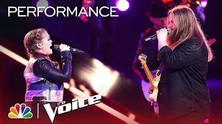 Chris Kroeze & Sarah Grace: "Jumpin' Jack Flash" & "Chain of Fools" - The Voice Semi-Final, Top 8