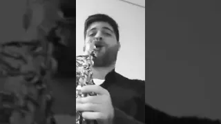 Thiago Brava Ft. Jorge Dona Maria Saxophone Cover #Shorts