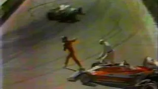 Formula 1 1978  U S Gp Long Beach Gilles Villeneuve Ferrari Crash