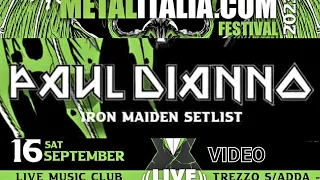 Paul Di'Anno plays Iron Maiden - Metalitalia Festival, Italy, 16 sep 2023 - FULL VIDEO LIVE CONCERT