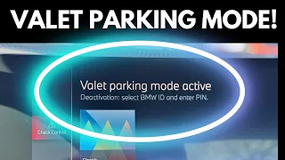 How to Use BMW's Valet Parking Mode!