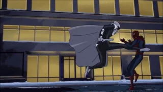 Moon Knight Vs Spiderman Scene from ultimate spider man