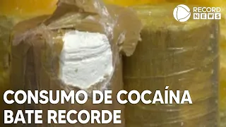 Consumo de cocaína bate recorde após pandemia