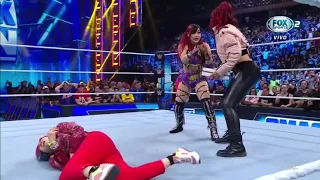 Asuka, Belair & Flair se atacan Iyo Sky intenta canjear el maletín -WWE Smackdown 07/07/2023 Español