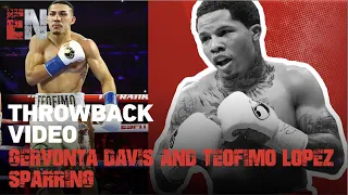 THROWBACK VIDEO ALERT! Gervonta Davis & Teofimo Lopez Sparring | EsNews Boxing