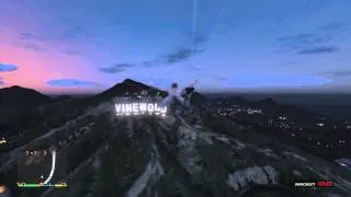 Grand Theft Auto V_20150709182056 (flying into the D of the vinewood sign )