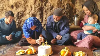 The Old Lovers Celebrated Their 47th wedding Anniversary in a Cave | Afghanistan Village Life